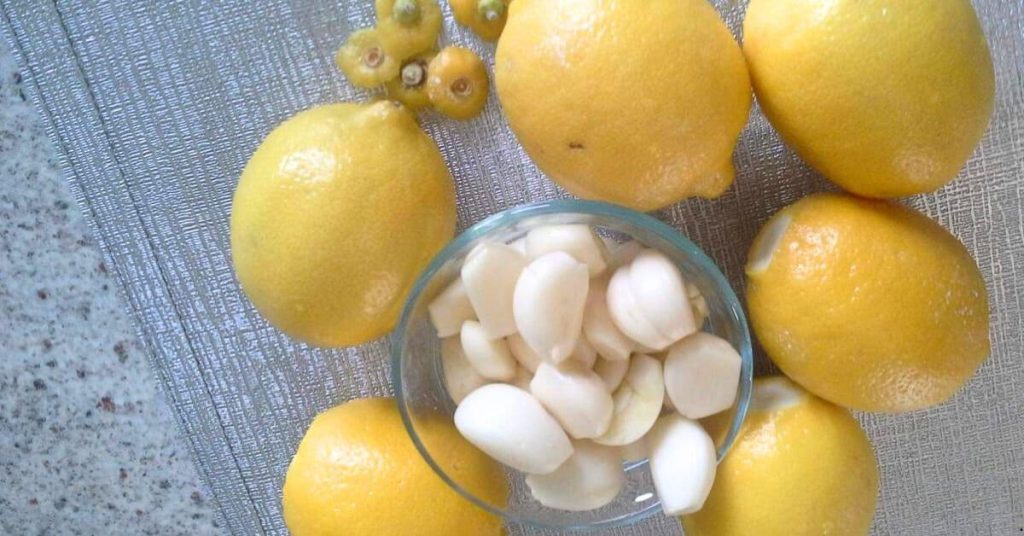Garlic and Lemon Mixture