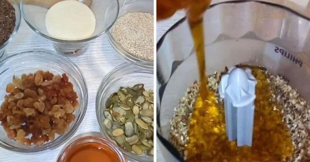 Millions of people worldwide are embracing natural remedies to combat joint and knee pain. This particular homemade recipe has gone viral for its effectiveness. Completely natural and made from simple ingredients, it has shown impressive results in restoring joint health, strengthening bones, and relieving discomfort. Even medical professionals are taking notice. Natural Remedy to Heal Knees, Bones, and Joints Quickly Joint and knee pain can significantly reduce quality of life, especially with age. Knees are among the most critical joints in the body, bearing more than 80% of our body weight. Over time, they can deteriorate due to stress, injury, or wear. This homemade remedy targets these issues with natural, side-effect-free ingredients. Ingredients: 3 tablespoons of raisins 40 grams of pumpkin seeds 2 tablespoons of gelatin 4 tablespoons of sesame seeds 200 grams of honey 8 tablespoons of flaxseeds Preparation and Use: Combine all ingredients in a blender. Blend until the mixture is smooth and uniform. Store the mixture in a glass container with a tight lid and refrigerate. How to use: Take one tablespoon of the remedy 20 minutes before breakfast and another tablespoon 20 minutes before dinner each day. Continue for several weeks for best results. Expected Benefits: Strengthens tendons and ligaments Reduces joint and bone pain Supports cartilage regeneration Enhances bone health Improves metabolism This powerful, natural mixture can be an effective solution for knee, joint, and bone discomfort. With regular use, it can restore mobility, reduce pain, and support long-term joint health without the risks associated with pharmaceutical treatments. Here are the benefits of each ingredient used in the knee, joint, and bone pain remedy: 1. Raisins Rich in antioxidants like resveratrol and polyphenols, which help fight inflammation in joints. Contain boron, a mineral essential for bone health and calcium absorption. Help reduce oxidative stress, which contributes to joint degeneration. 2. Pumpkin Seeds High in zinc and magnesium, both crucial for bone strength and joint repair. Contain omega-3 fatty acids that reduce inflammation. Provide protein and antioxidants, supporting tissue repair and reducing arthritis symptoms. 3. Gelatin Source of collagen, which supports cartilage regeneration. Improves joint flexibility and reduces pain associated with osteoarthritis. Supports connective tissues and ligament health. 4. Sesame Seeds Rich in calcium, magnesium, and zinc, which are vital for bone density. Contain copper, which reduces swelling and pain in joints. High in plant-based protein, supporting muscle and ligament strength. 5. Honey Natural anti-inflammatory and antioxidant. Enhances absorption of other nutrients. Provides natural energy and supports immune function. 6. Flaxseeds High in omega-3 fatty acids, reducing joint stiffness and inflammation. Contain lignans and fiber that support overall health and detoxification. Improve mobility and lubrication of joints. Vau.ge - Your Daily Guide for Practical Advice! Vau.ge is a place where caring for your health, beauty, and daily routines becomes a natural, accessible, and enjoyable experience. Our main goal is to provide you with reliable information about natural remedies, homemade recipes, and practical tips that help you live a healthier life, look better, and simplify your everyday tasks without unnecessary expenses. Our tips are easy to incorporate into your everyday life — whether it’s skincare, haircare, health-boosting remedies, or small tricks to save time. This knowledge will not only improve your own life but also allow you to share the experience with others, giving more people the chance to live a balanced life naturally and economically. Please note: The articles on our website are for informational purposes only and do not replace professional medical advice. If you have serious health concerns, please consult a qualified specialist.