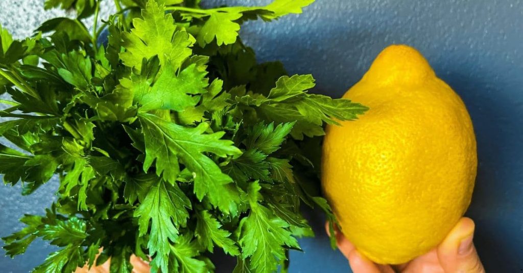 parsley lemons