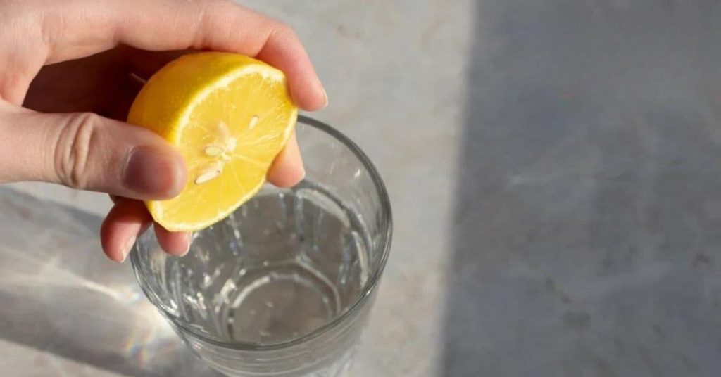 lemon water